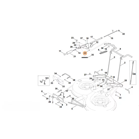 STIHL   Sworzeń 6170 703 9040